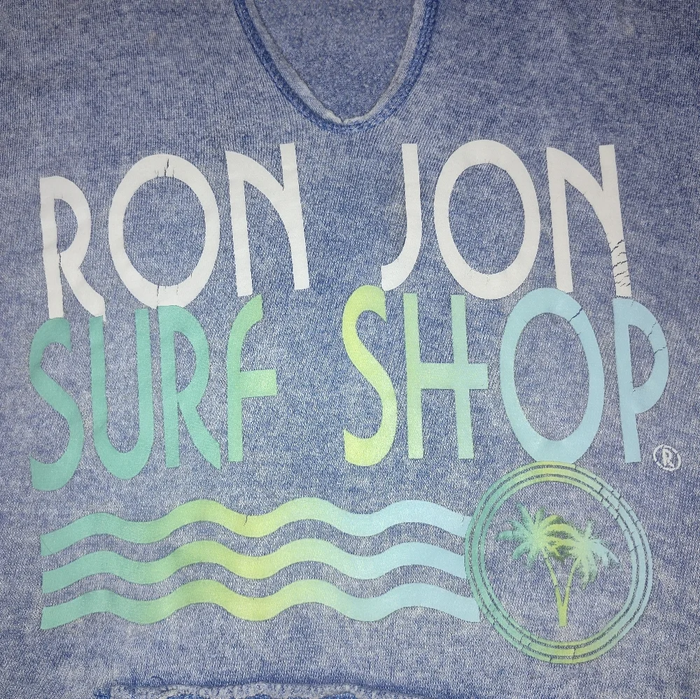 Ron Jon Blue Hooded Sweatshirt - Picture 8 of 11